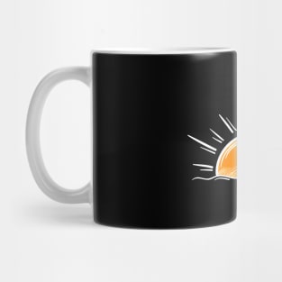 Simple Art Of Sun Shines With Full Of Positive Energy Mug